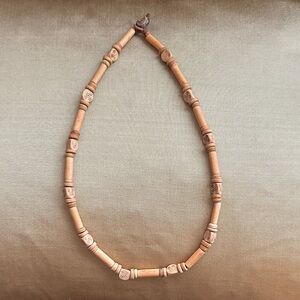 Abercrombie and Fitch Vintage 90’s Wooden Tribal Beaded Necklace Great Condition